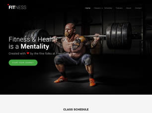 Free Fitness Website Templates (36) | Free CSS